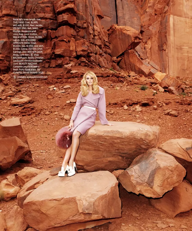 Candice Swanepoel Goes West for Harper's Bazaar US by Terry Richardson