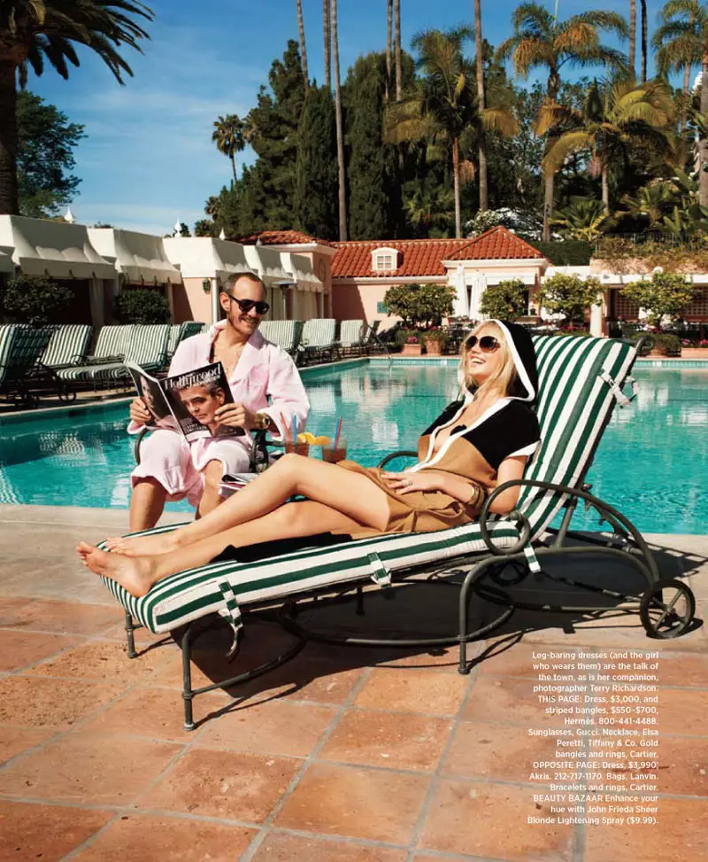 Kate Upton autorstwa Terry'ego Richardsona dla Harper's Bazaar w USA, maj 2012 r.