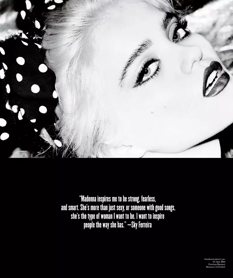 V Magazine #75 üçün Mario Testino tərəfindən Sky Ferreira