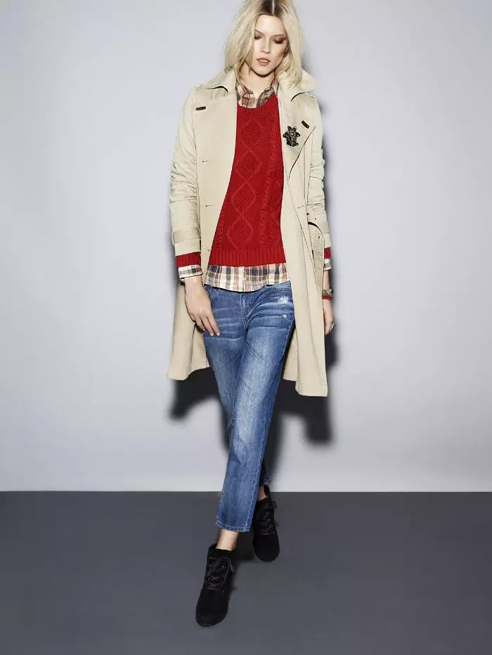 Kasia Struss i Emma Xie w Lookbooku Mango Pre-Fall 2011