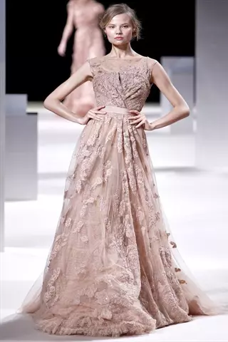 Elie Saab 2011 жылғы көктемгі кутюр | Париждің жоғары сән үлгісі