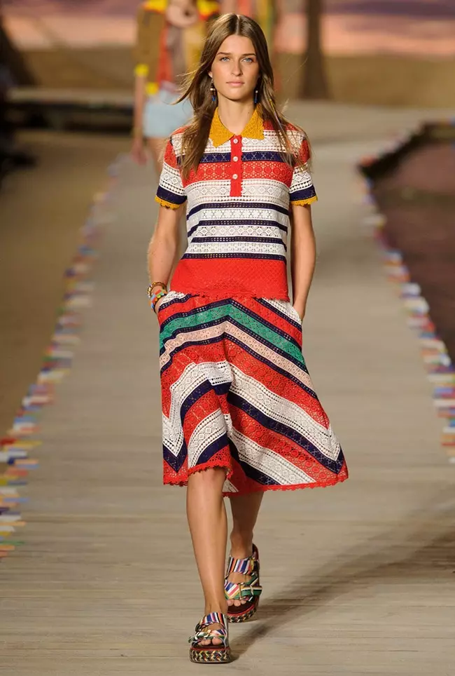 სურათი Tommy Hilfiger-ის 2016 წლის გაზაფხულის კოლექციიდან