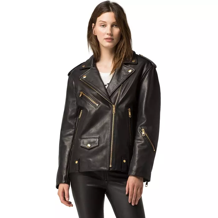 Tommy Hilfiger x Gigi Hadid Lieder Biker Jacket