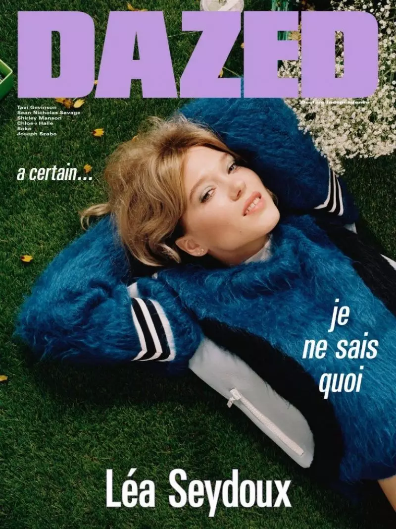 Lea Seydoux 在 Dazed 雜誌 2016 年秋季封面上