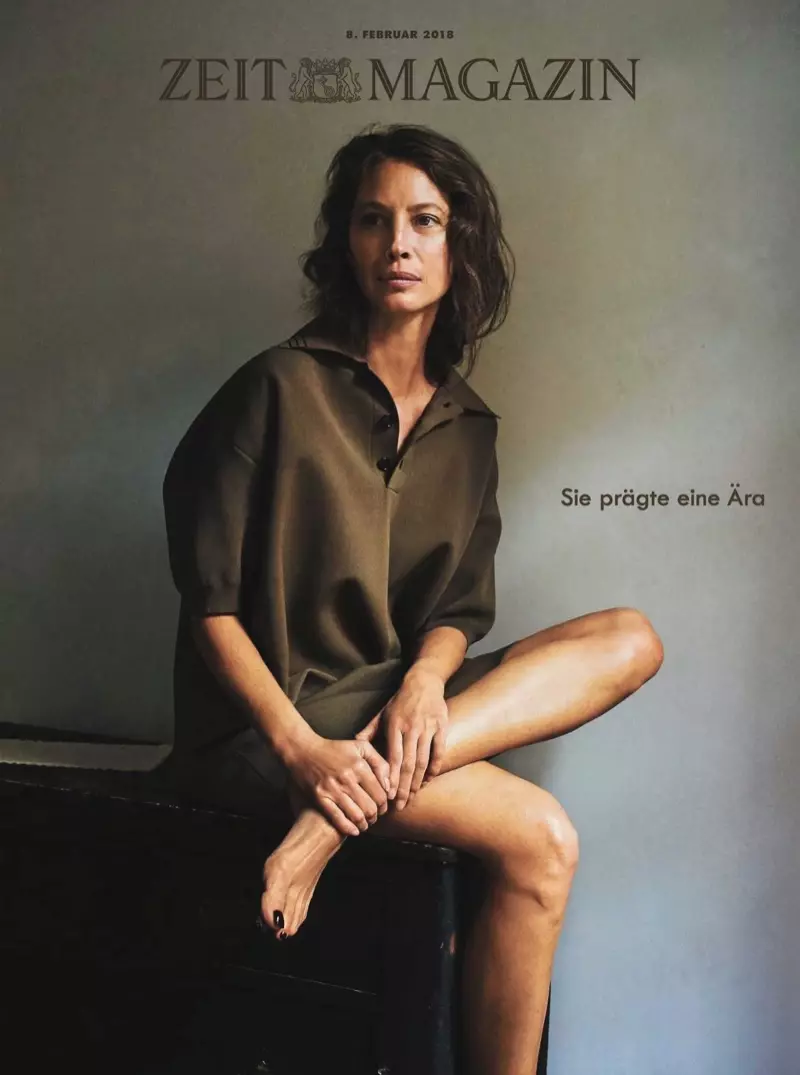 Η Christy Turlington είναι μια φυσική ομορφιά στο περιοδικό Zeit