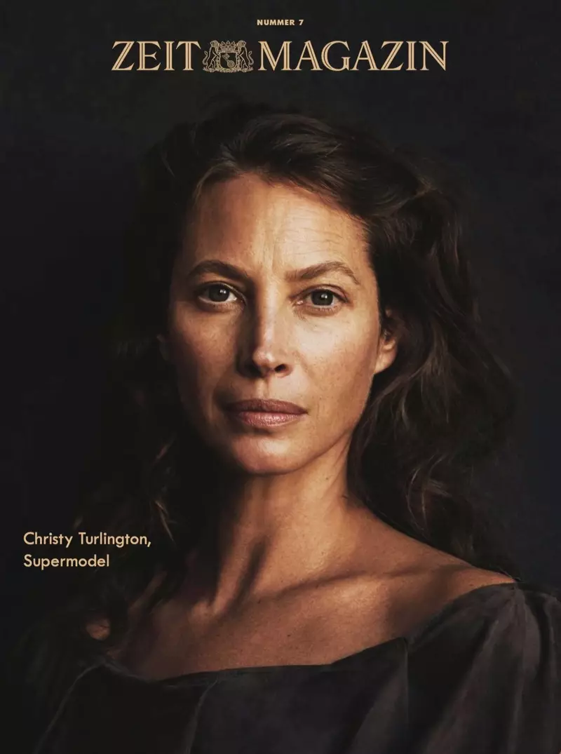 Christy Turlington är en naturlig skönhet i Zeit Magazine