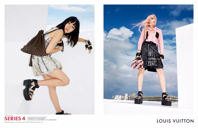 Fernanda Ly ma Doona Bae fetu i Louis Vuitton's tautotogo-taumafanafana 2016 faʻataʻitaʻiga e Juergen Teller