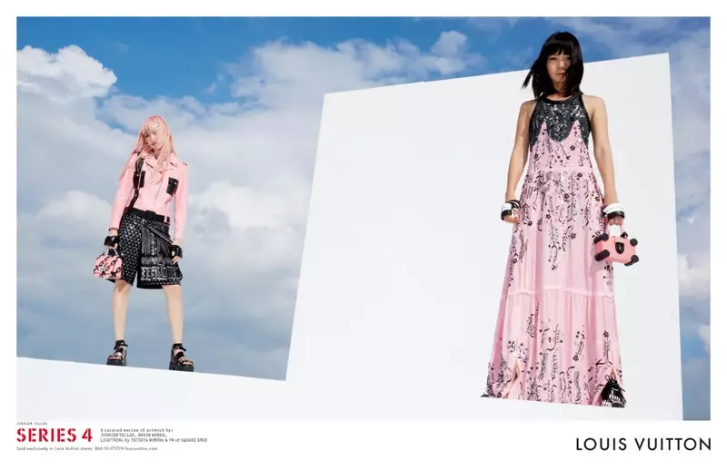 Si Fernanda Ly ug Doona Bae bida sa kampanya sa spring-summer 2016 sa Louis Vuitton nga nakuhaan og litrato ni Juergen Teller