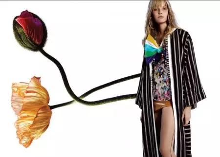 Alisa Ahmann és Vision in Prints per a Harper's Bazaar Turkey