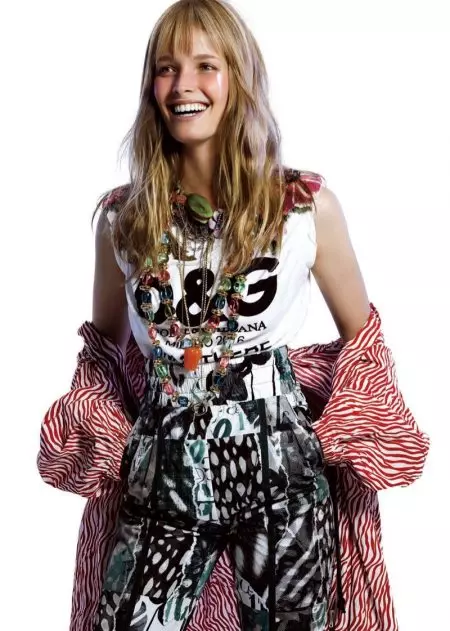 Alisa Ahmann ji bo Harper's Bazaar Turkey Vision in Prints