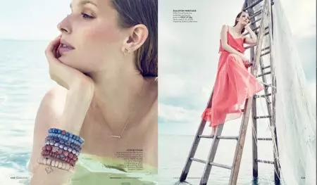 Alisa Ahmann สวมชุดแฟชั่นที่โปร่งสบายที่สุดในฤดูใบไม้ผลิสำหรับ Neiman Marcus