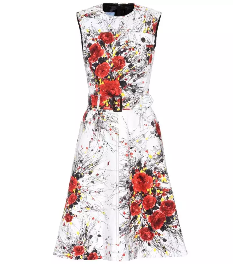 Prada Printed Denim Dress $ 1,770