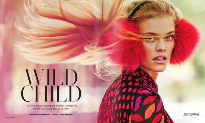 Bal Harbour's fall 2015 සඟරාවේ Nina Agdal රංගනයෙන් දායක වේ