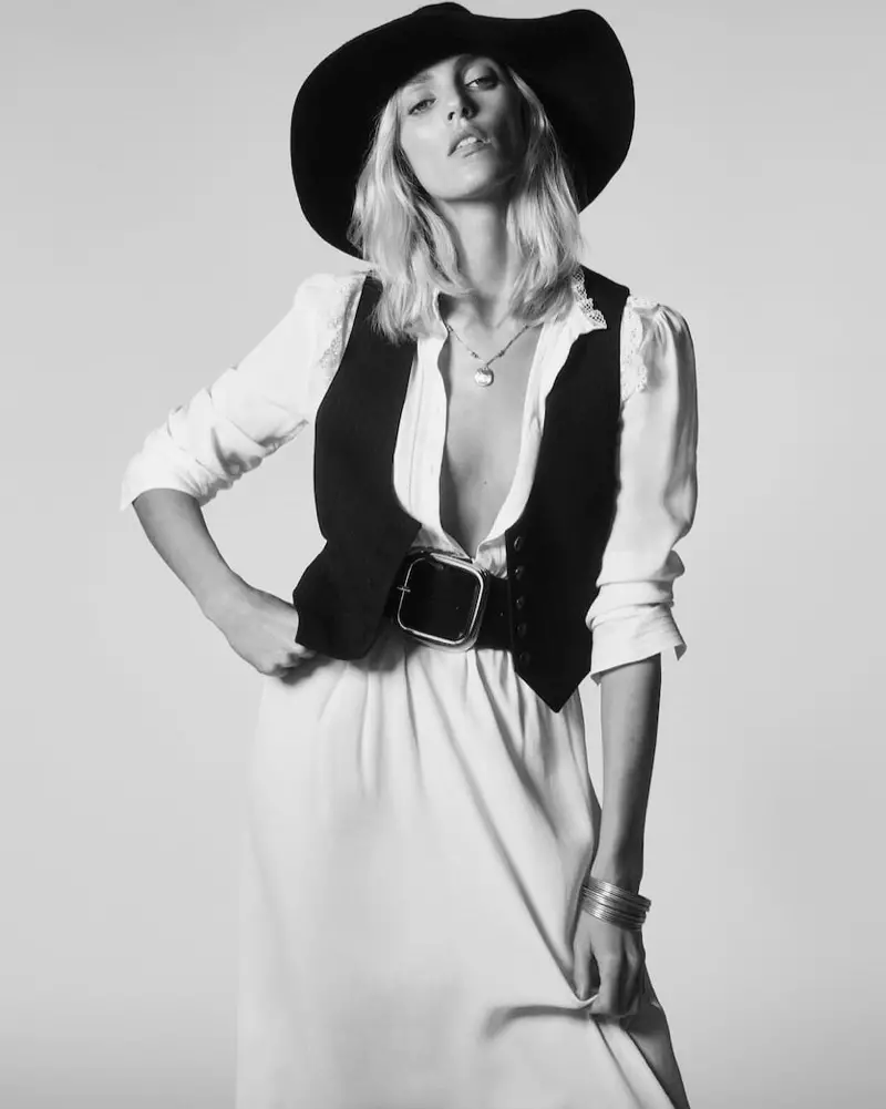 安雅·鲁比克 (Anja Rubik) 出演 Zara 70 年代 2020 春夏社论