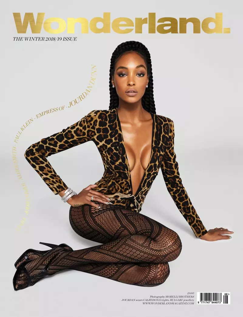 Jourdan Dunn Wonderland Magazine 2019 Cover Fashion Editorial