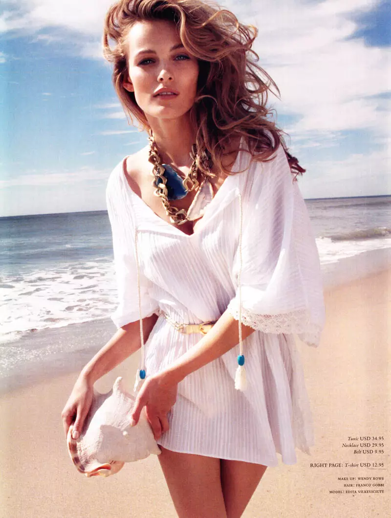إيديتا فيلكيفيسيوت بواسطة كاميلا أكرانز لمجلة H&M ربيع 2011
