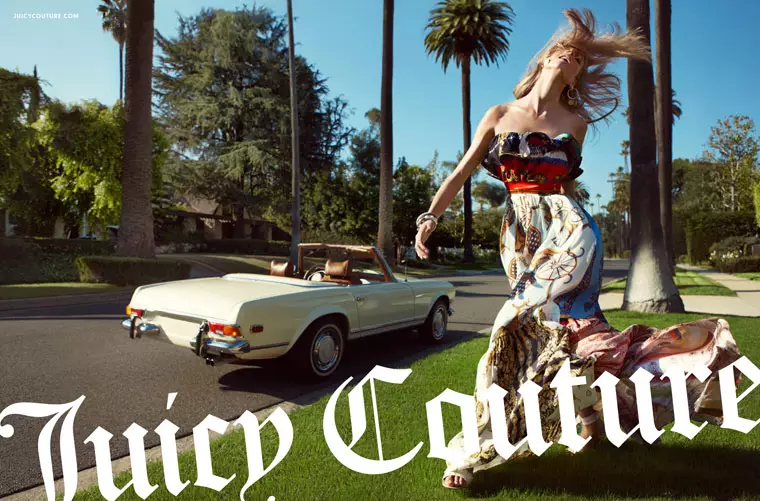 Anna Selezneva ar gyfer Ymgyrch Gwanwyn 2012 Juicy Couture gan Inez & Vinoodh