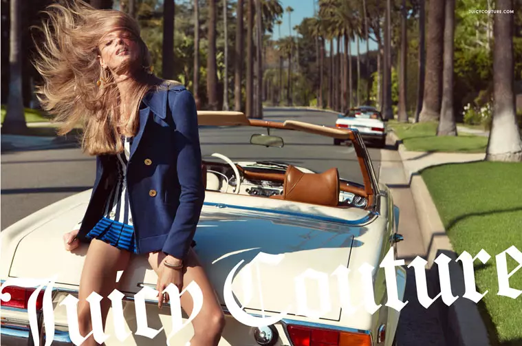 Anna Selezneva za kampanjo Juicy Couture pomlad 2012 Inez & Vinoodh