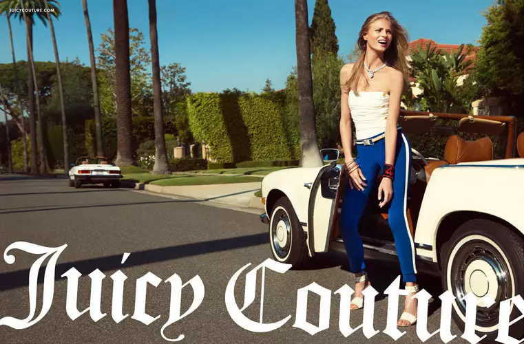 Anna Selezneva fyrir Juicy Couture vorið 2012 herferð eftir Inez & Vinoodh