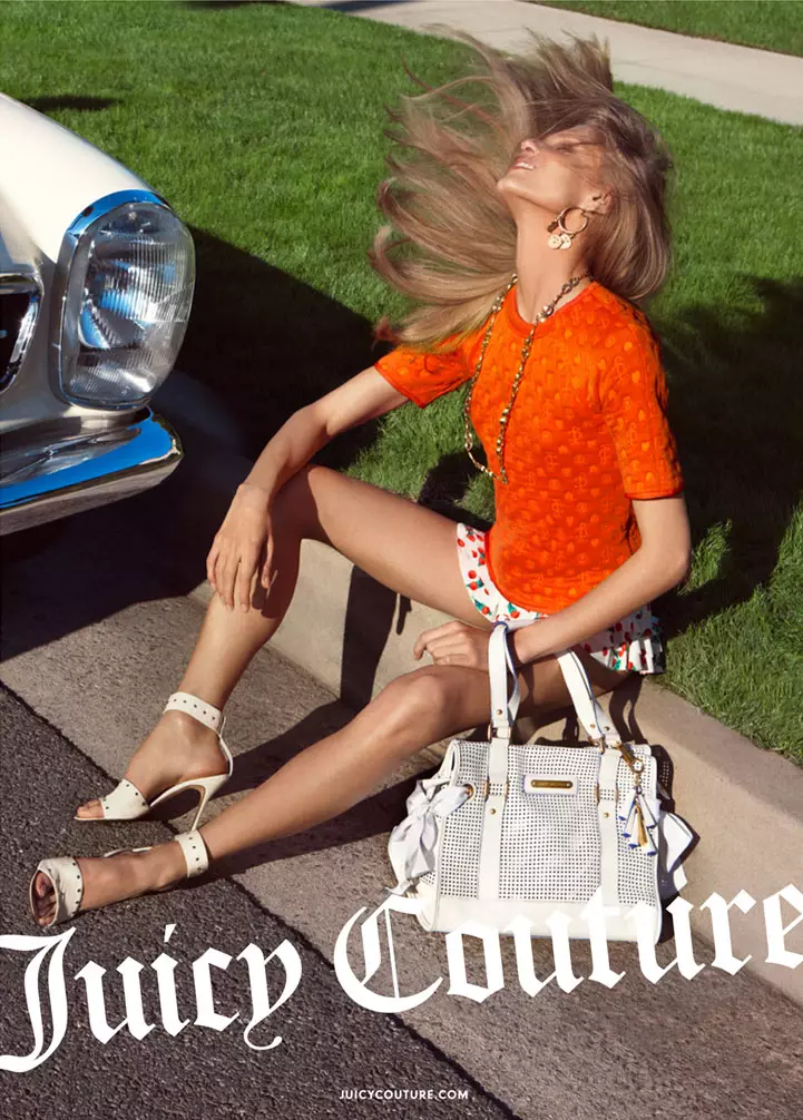 آنا سيليزنيفا في حملة Juicy Couture لربيع 2012 من Inez & Vinoodh