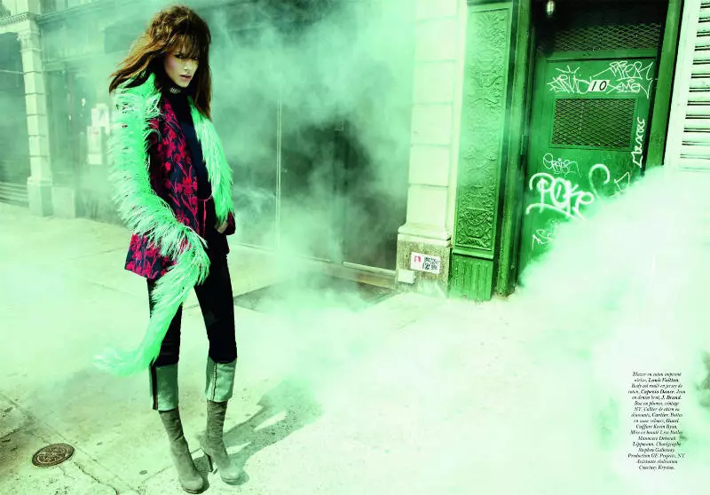 Freja Beha Erichsen por Inez & Vinoodh para Vogue Paris maio 2011