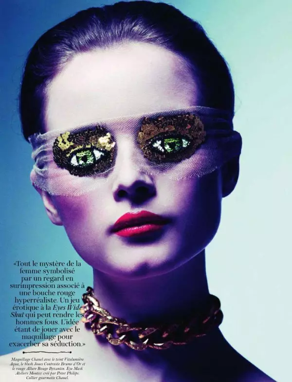 Anna de Rijk ដោយ Inez & Vinoodh សម្រាប់ Vogue Paris March 2011