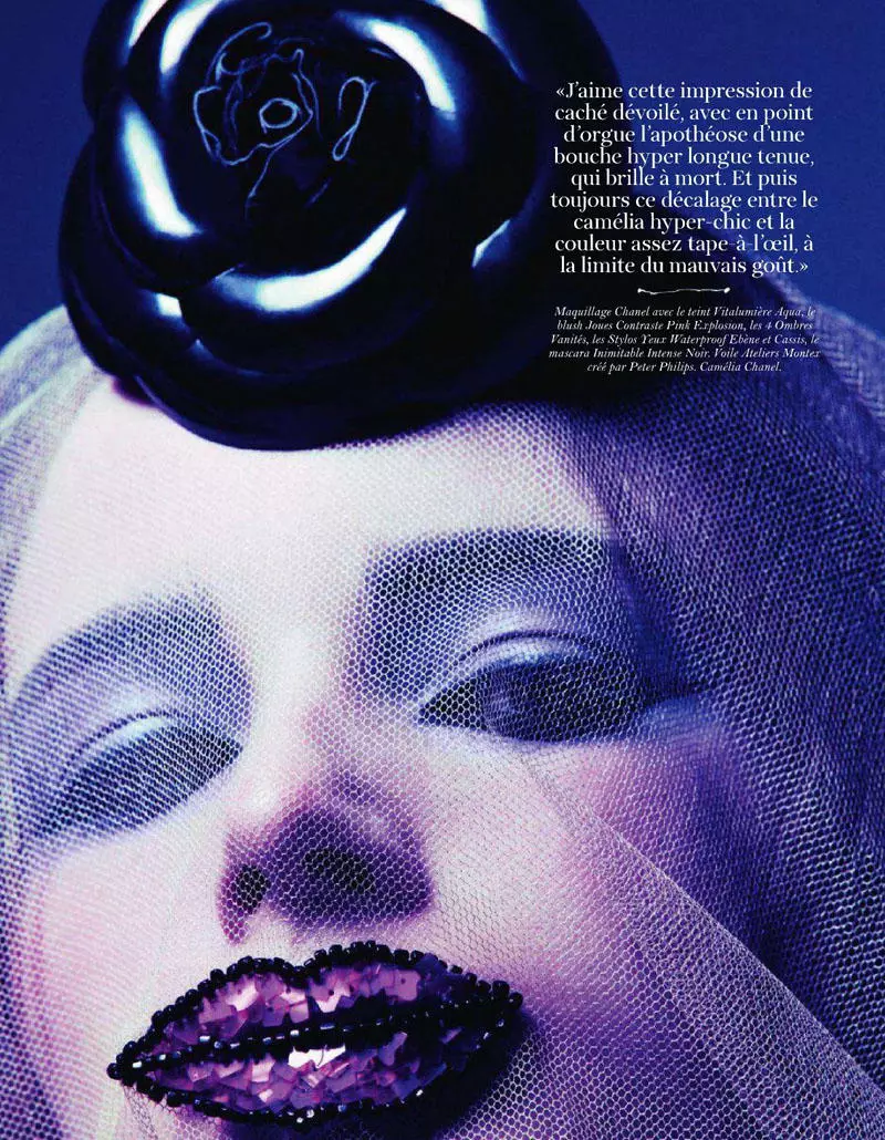 Anna de Rijk oleh Inez & Vinoodh untuk Vogue Paris Mac 2011