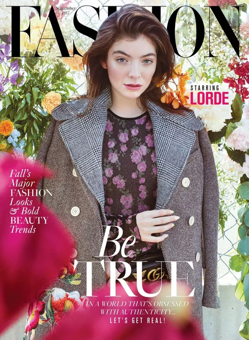 Lorde na portada da revista FASHION Setembro 2017