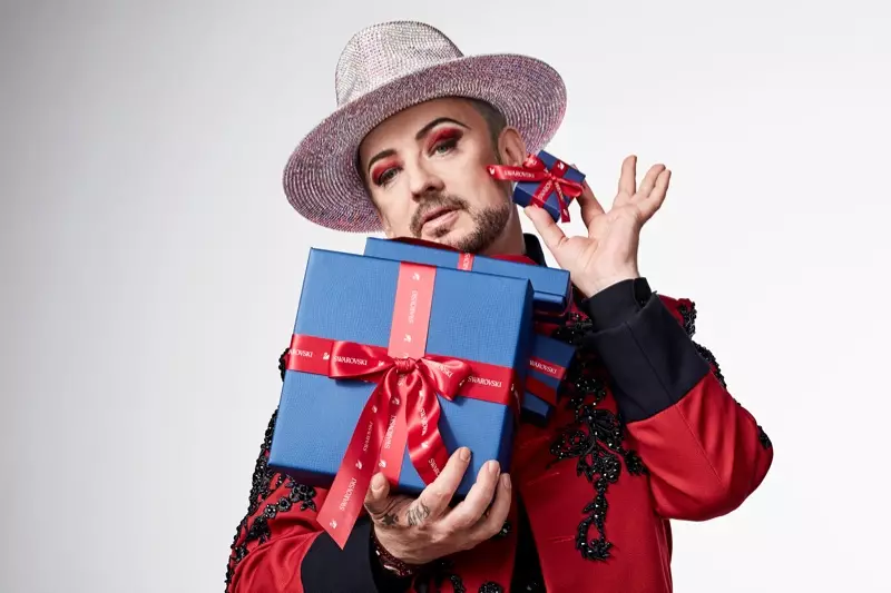 Boy George Swarovskiren Holiday 2017 kanpainan protagonista da