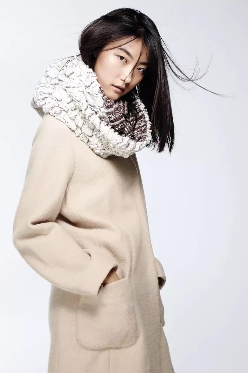 Ausaria Infinity Scarf, Moth Boiled Wool Sweater Coat