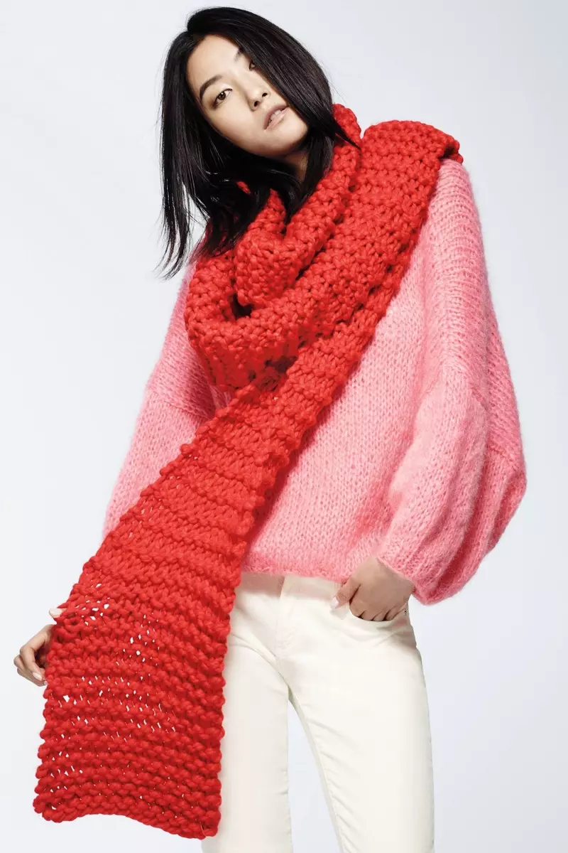 Snow Day Scarf, Mes Demoiselles Blushberry Pullover