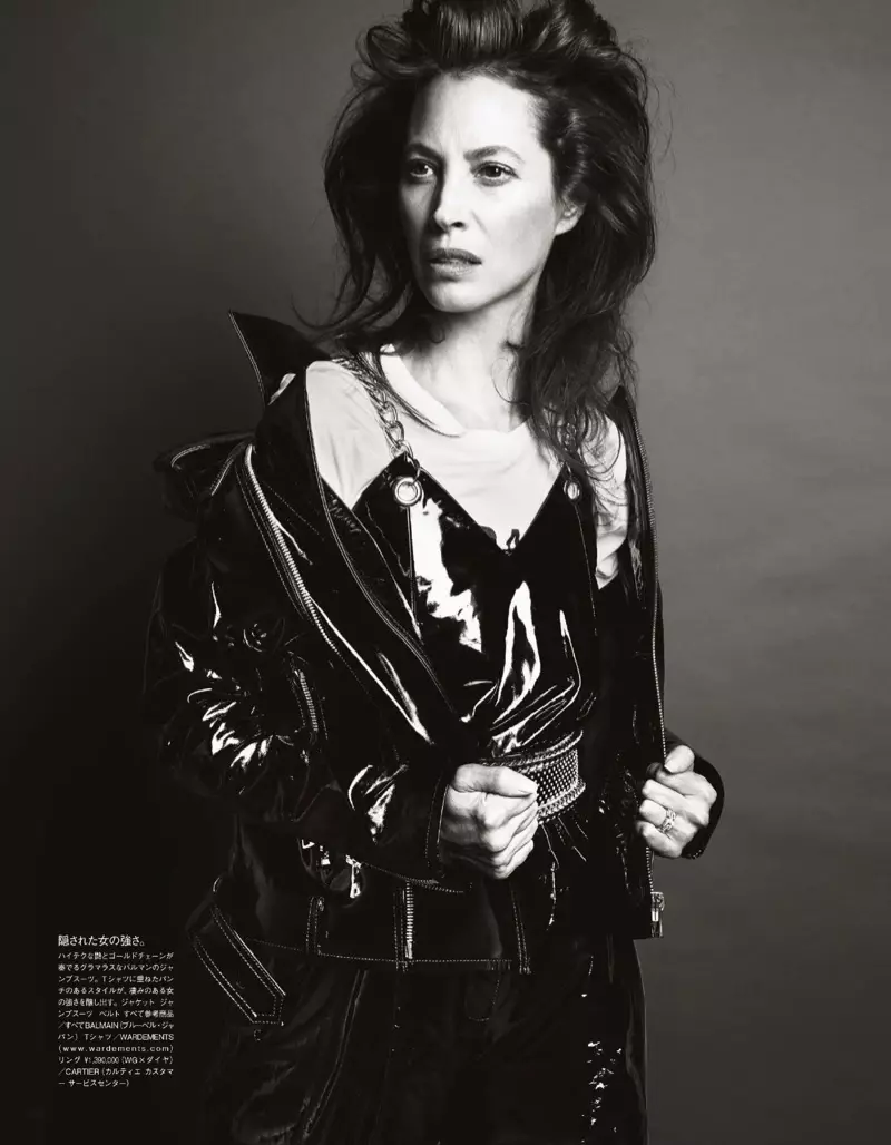Кристи Турлингтон | Хар ба цагаан загварын редакци | Японы Vogue сэтгүүлийн нүүр хуудас 64019_11
