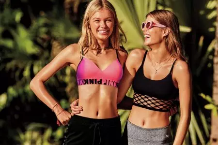 Grace Elizabeth & Roos Abels Sport Victoria's Secret PINK's Summer Styles