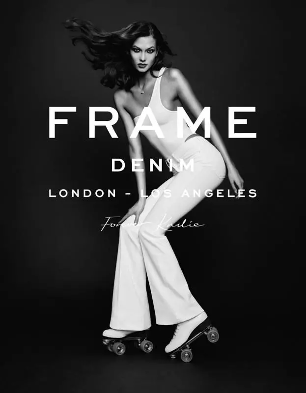 Karlie Kloss estrela a campanha Frame Denim primavera 2014