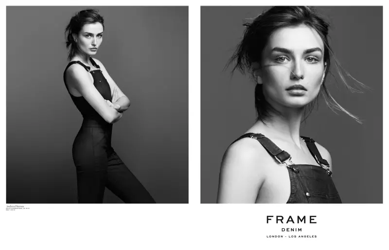 Frame Denim 2014 Fall/Zima Campaign w/ Andreea Diaconu