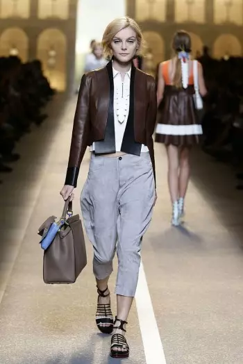 Fendi Весна 2015: цветение цветов