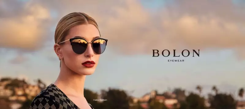 Ҳейли Болдуин барои Eyewear Bolon