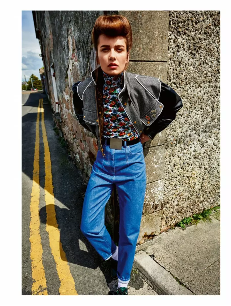 Karmen Pedaru Pozas en Teddy Girl Style por ELLE UK