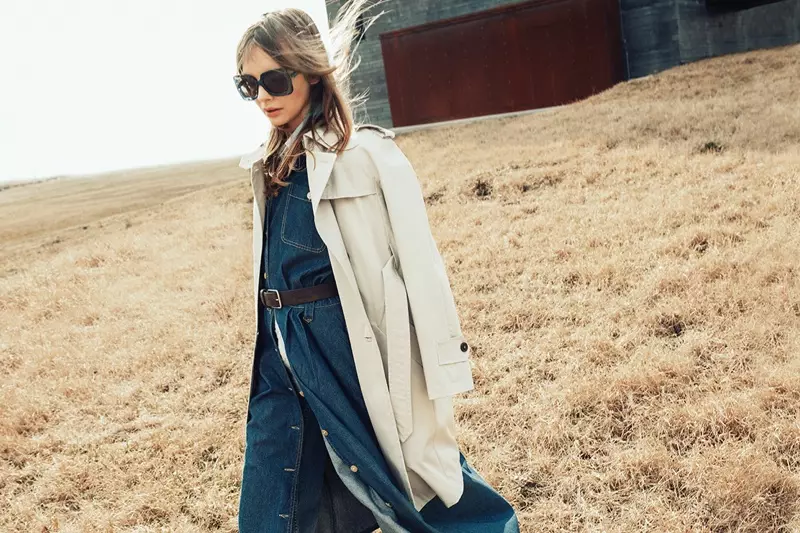 Sophie Srej Models 70s Denim in Marie Claire Hongrie