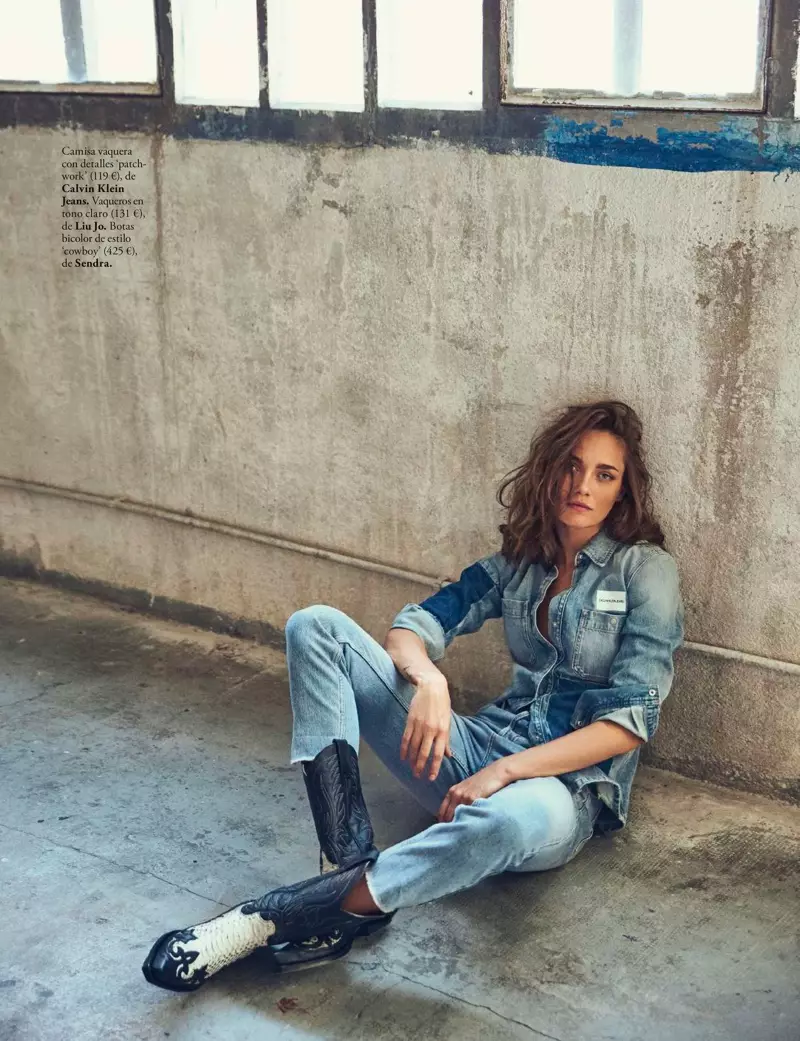 Karmen Pedaru modela estilos casualmente chic para ELLE España