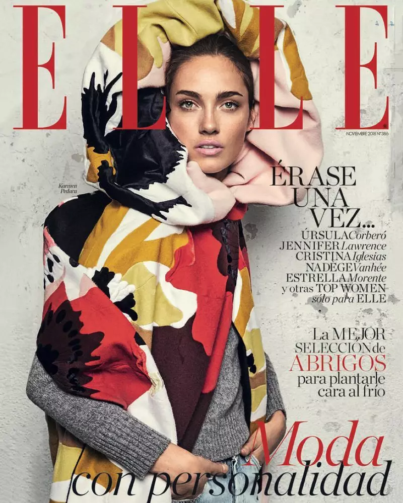 Karmen Pedaru ELLE Spagna 2018 Cover Fashion Editorial