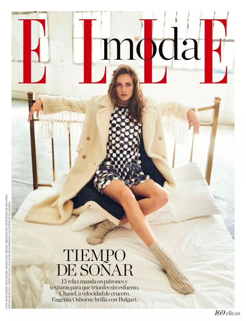 Karmen Pedaru Models Casually Chic Styles for ELLE Spain