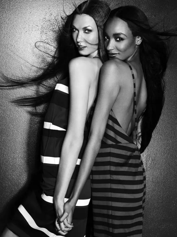 Jourdan Dunn & Karlie Kloss por Kayt Jones para i-D Spring 2011