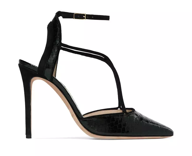 Giorgio Armani Suede-Trimmed Python Pumps $1,295