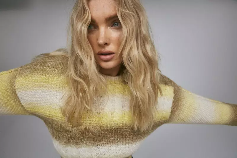 Elsa Hosk x 4. & Pervasız Alegra Örme Jumper.