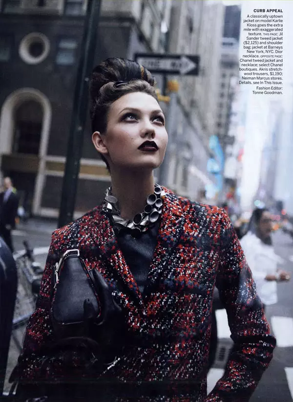 Karlie Kloss โดย Peter Lindbergh สำหรับ Vogue US กันยายน 2010