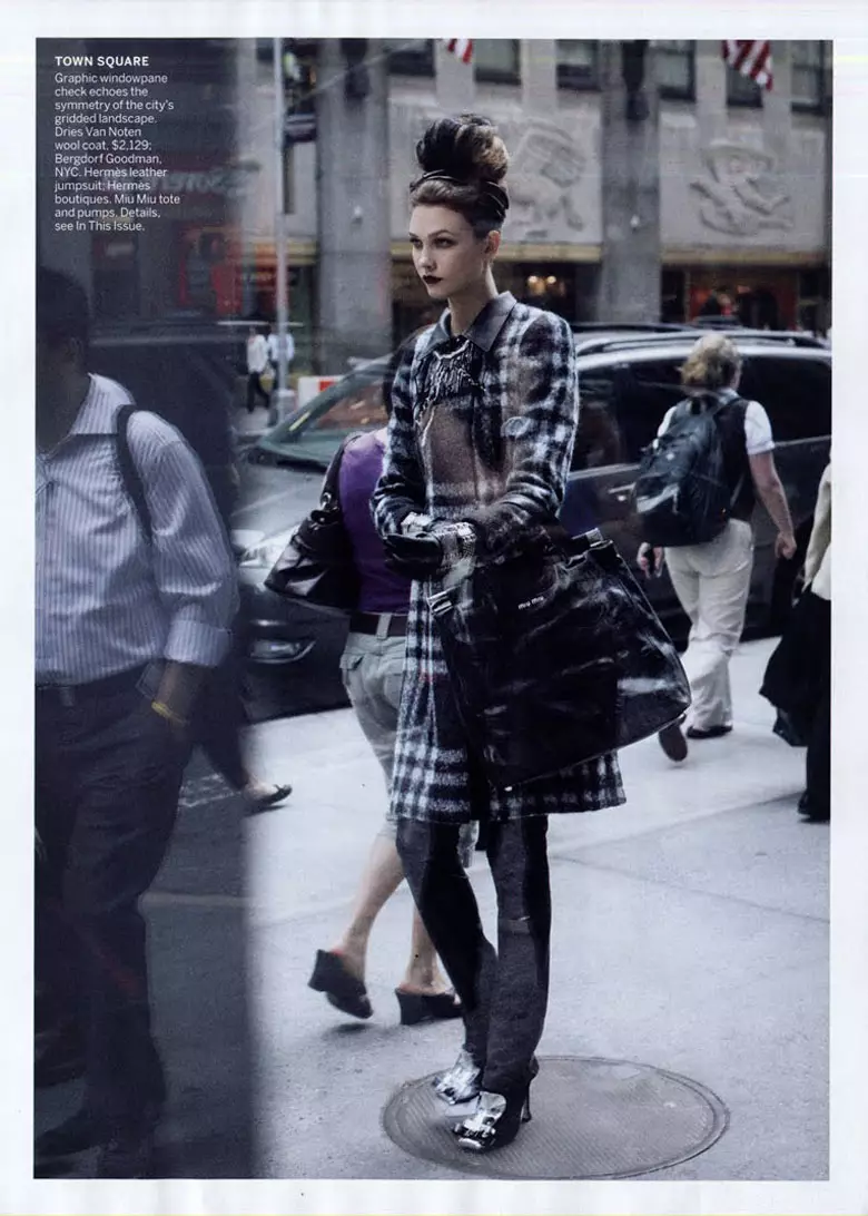 Karlie Kloss wolemba Peter Lindbergh wa Vogue US September 2010