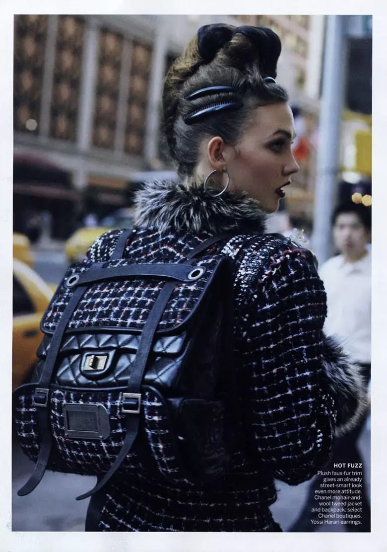 Karlie Kloss פון Peter Lindbergh פֿאַר Vogue USA סעפטעמבער 2010