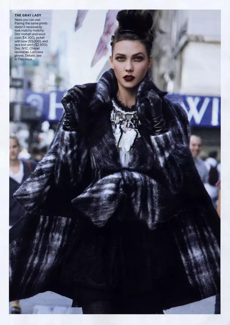 Karlie Kloss di Peter Lindbergh per Vogue US settembre 2010