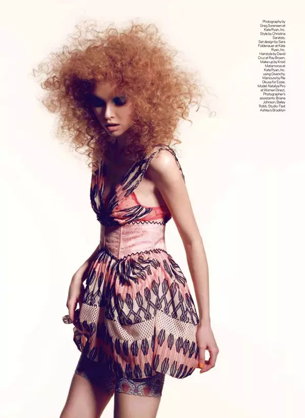 Nataliya Piro por Greg Sorensen para Lush Magazine Primavera 2010